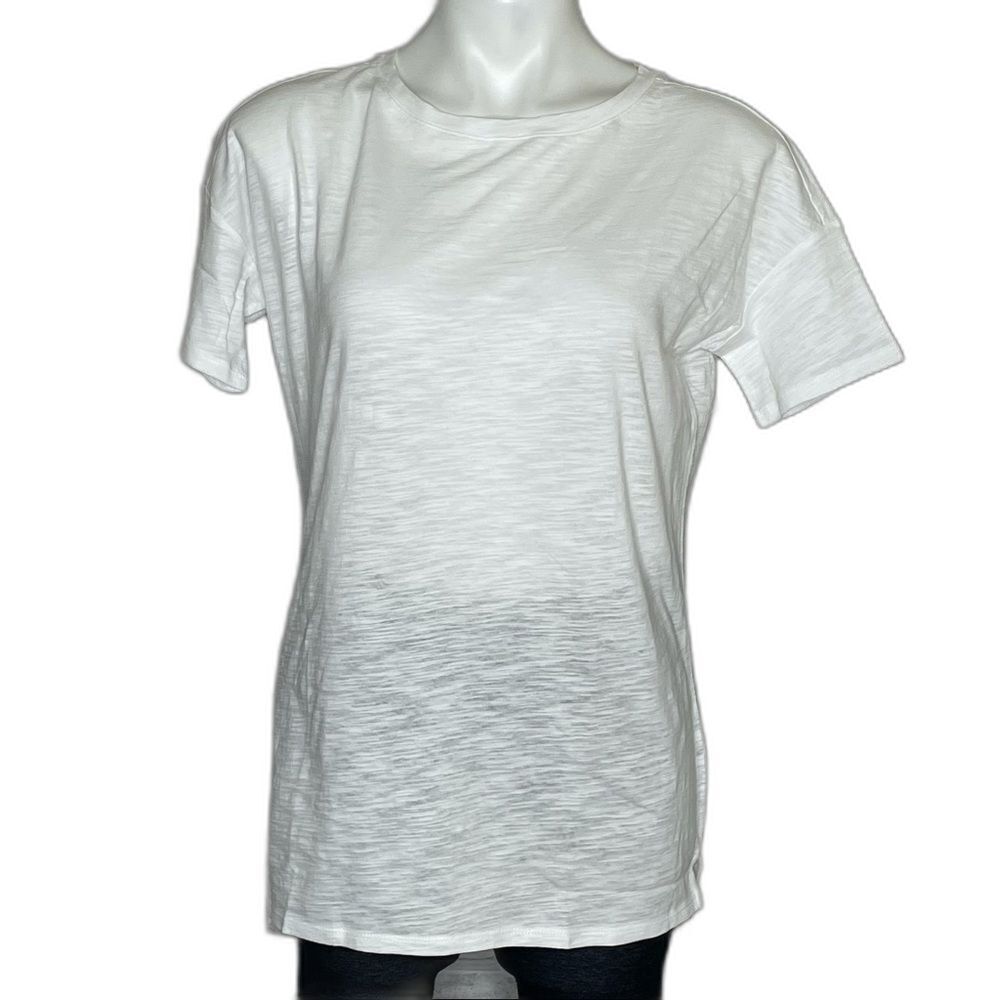 Daily Ritual white cotton short sleeve tee small
